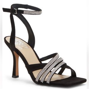VINCE CAMUTO- Breveren black suede heels